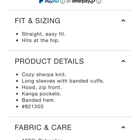 Brand new Sherpa gap hoodie in XL 100% cotton - Picture 5 of 5